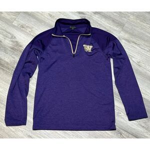 Champion Wa State Huskies pullover Quarterzip size‎ small